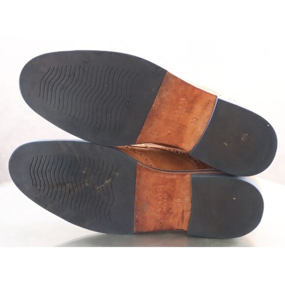 Ted Baker Men's Wingtip Oxfords Dress Shoes Size 11 Suede Tan - Picture 9 of 11